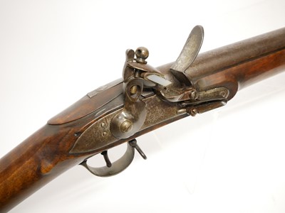 Lot 60 - Volunteer flintlock .750 Brown Bess musket by...