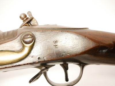 Lot 60 - Volunteer flintlock .750 Brown Bess musket by...