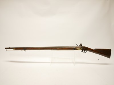 Lot 60 - Volunteer flintlock .750 Brown Bess musket by...