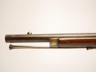 Lot 60 - Volunteer flintlock .750 Brown Bess musket by...