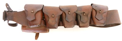 Lot 300 - British WW1 Pattern 1903 five-pocket leather...