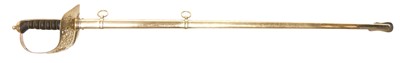 Lot 253 - British 1897 pattern officiers dress sword and...