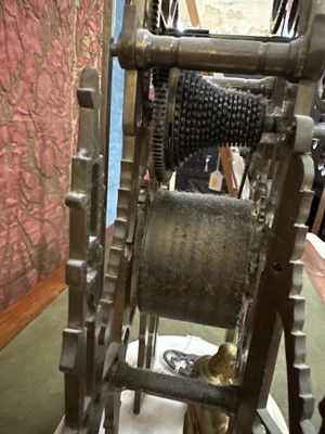 Lot 146 - A Victorian Gothic Revival 'Sir Walter Scott' Skeleton Clock