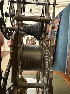 Lot 146 - A Victorian Gothic Revival 'Sir Walter Scott' Skeleton Clock