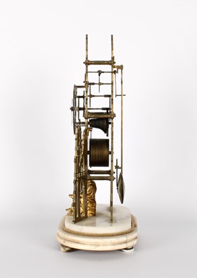 Lot 146 - A Victorian Gothic Revival 'Sir Walter Scott' Skeleton Clock
