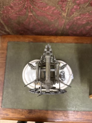 Lot 146 - A Victorian Gothic Revival 'Sir Walter Scott' Skeleton Clock