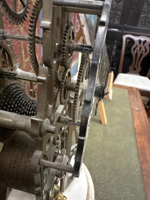 Lot 146 - A Victorian Gothic Revival 'Sir Walter Scott' Skeleton Clock