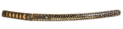 Lot 244 - Japanese Wakizashi in sheath without tsuba,...