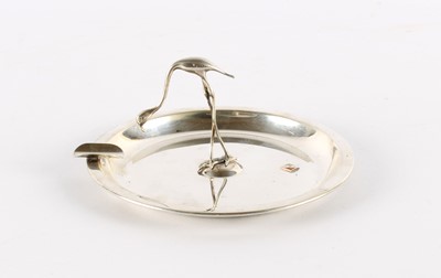 Lot 80 - An Italian Football Federation Silver Ashtray
