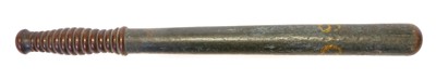 Lot 330 - Victorian Special Constable turned wood...