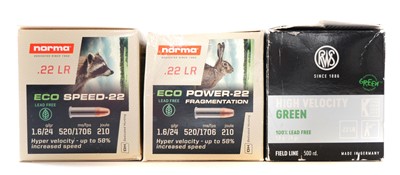 Lot 648 - .22LR Lead Free ammunition, to include 700...