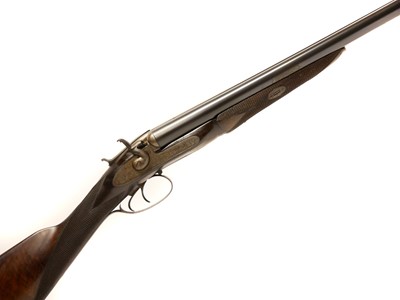 Lot 584 - Thomas Horsley bar in wood 12 bore side by...
