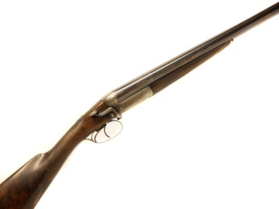 Lot 585 - J.D. Dougall 12 bore side by shotgun, serial...