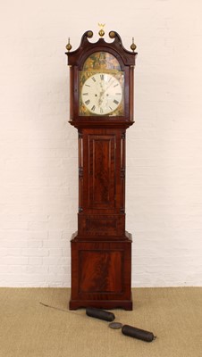Lot 169 - A George III Scottish Mahogany Eight Day Longcase Clock by Peter Wood of Broughty Ferry