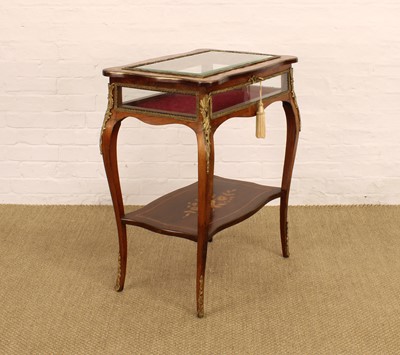 Lot 251 - A Late 19th/Early 20th Century French Kingwood and Marquetry Bijouterie Table