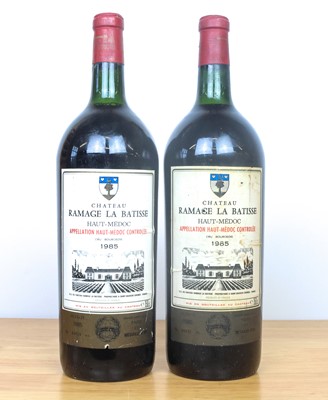 Lot 52 - Two Magnum bottles Chateau Ramage la Batisse Cru Bourgeois Haut Medoc 1985