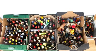Lot 49 - A collection of over 250 miniature bottles