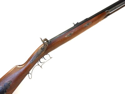 Lot 387 - Pedersoli percussion 50 calibre Tryon rifle,...