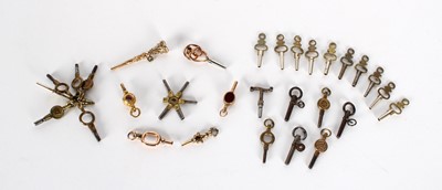Lot 138 - A Collection of 19th Century Pocket Watch Keys