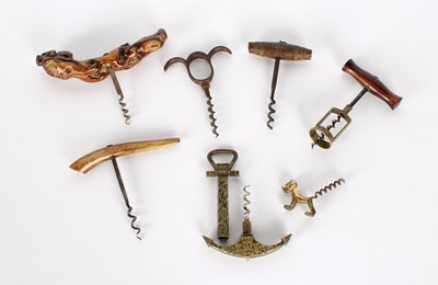 Lot 288 - A Collection of 19th Century and Later Corkscrews