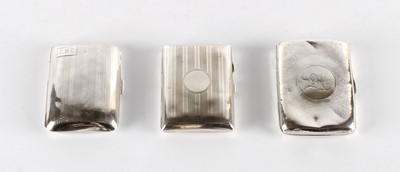 Lot 22 - Three Silver Cigarette Cases