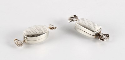 Lot 23 - Two Novelty Silver Pill Boxes