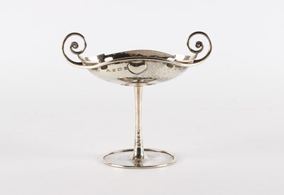 Lot 32 - An Arts & Crafts George VI Silver Pedestal Dish