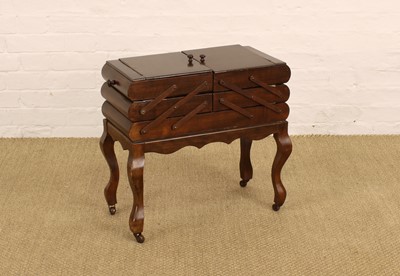 Lot 246 - A Victorian Mahogany Sewing Box