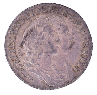 Lot 21 - William and Mary, Sixpence, 1693