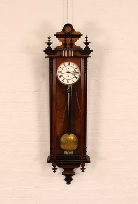 Lot 179 - A 19th Century Vienna-Type Wall Clock in the Biedermeyer Taste