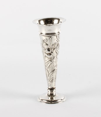 Lot 71 - A Victorian 'Aesthetic' or 'Japonisme' Silver Vase