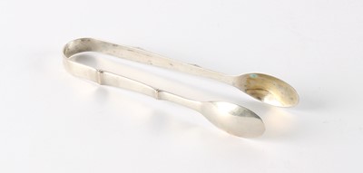 Lot 62 - A Pair of Early 20th Century Chinese Export Silver Sugar Tongs