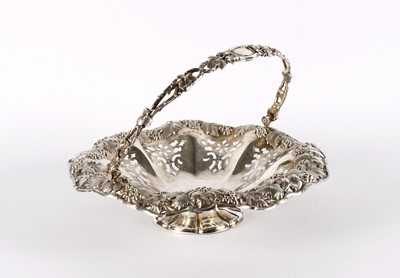 Lot 2 - A Victorian Silver Centrepiece Bowl with Swing Handle