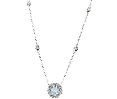 Lot 85 - A Kiki McDonough "Grace Blue Topaz" set