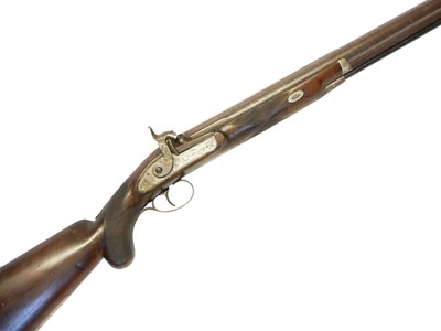 Lot 75 - W. Wheatcroft of Oldham, percussion 10 bore...