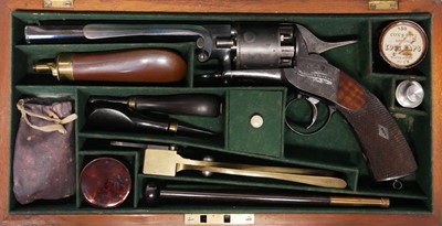 Lot 32 - Cased William Henry Fairfax / Webley Long Spur...