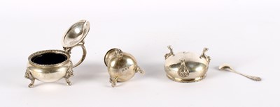 Lot 59 - An Elizabeth II Silver Cruet Set in the Georgian Style