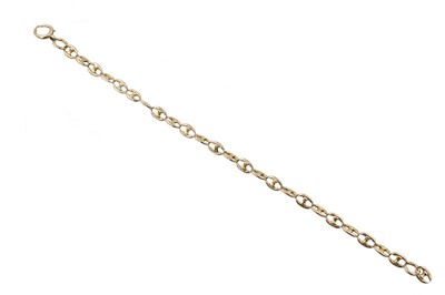 Lot 46 - A 15ct rose gold mariner link