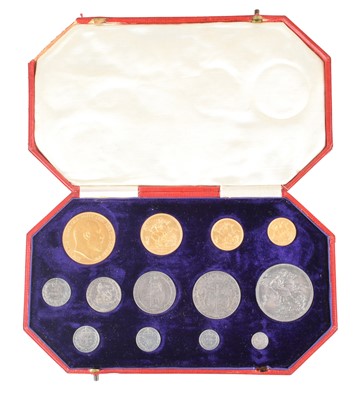 Lot 17 - Edward VII 1902 Coronation thirteen-coin specimen set