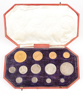 Lot 18 - Edward VII 1902 Coronation thirteen-coin specimen set