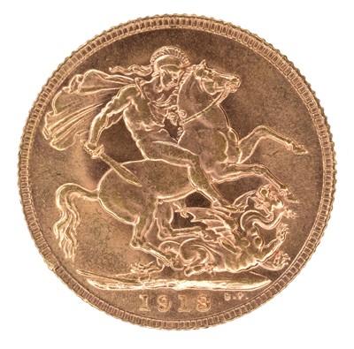 Lot 45 - King George V, Sovereign, 1913