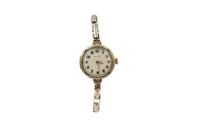 Lot 358 - A 9ct gold Rolex Oyster cocktail watch, on flexible bracelet