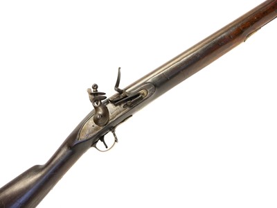 Lot 81 - Barnes .750 flintlock trade musket, 33inch...