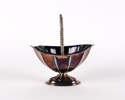 Lot 55 - An Elizabeth II Silver Footed Bowl with Swing Handle