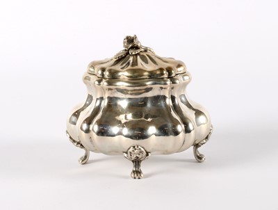 Lot 45 - A Fine Late 19th/Early 20th Century Austro-Hungarian Silver Tea Caddy