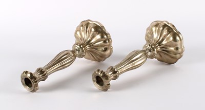 Lot 47 - An Attractive Pair of 19th Century Austro-Hungarian Silver Candlesticks