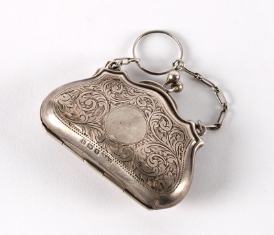 Lot 57 - A George V Silver Purse