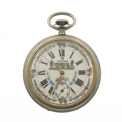 Lot 106 - A Waltham pocket watch
