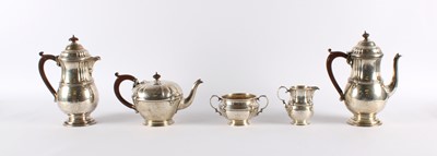 Lot 27 - An Impressive and Substantial George V Silver Five-Piece Tea and Coffee Service