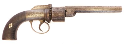 Lot 48 - English 70 bore percussion transitional...